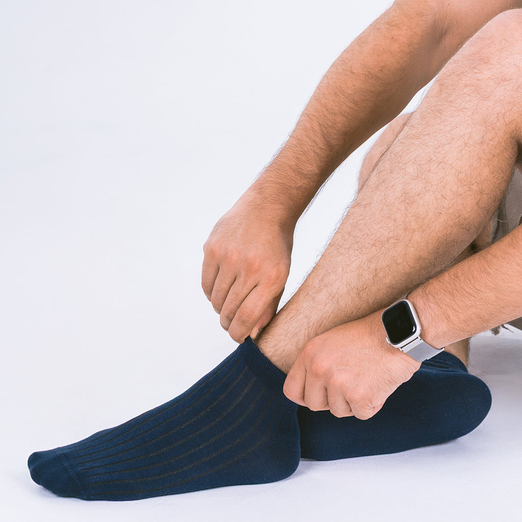 Lars&Leo Sneaker Slim Herren Marine – Cool & Klassisch