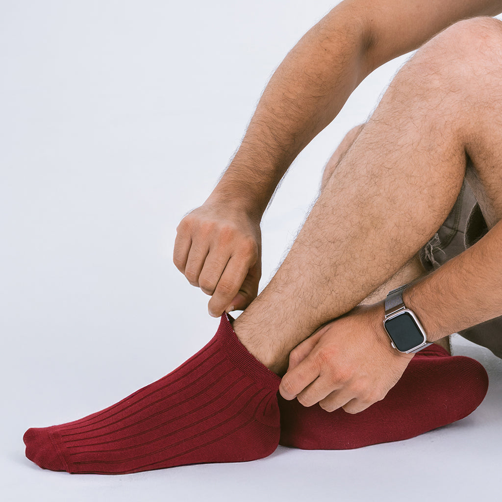 Lars&Leo Sneaker Slim Herren Rot – Markant & Sportlich