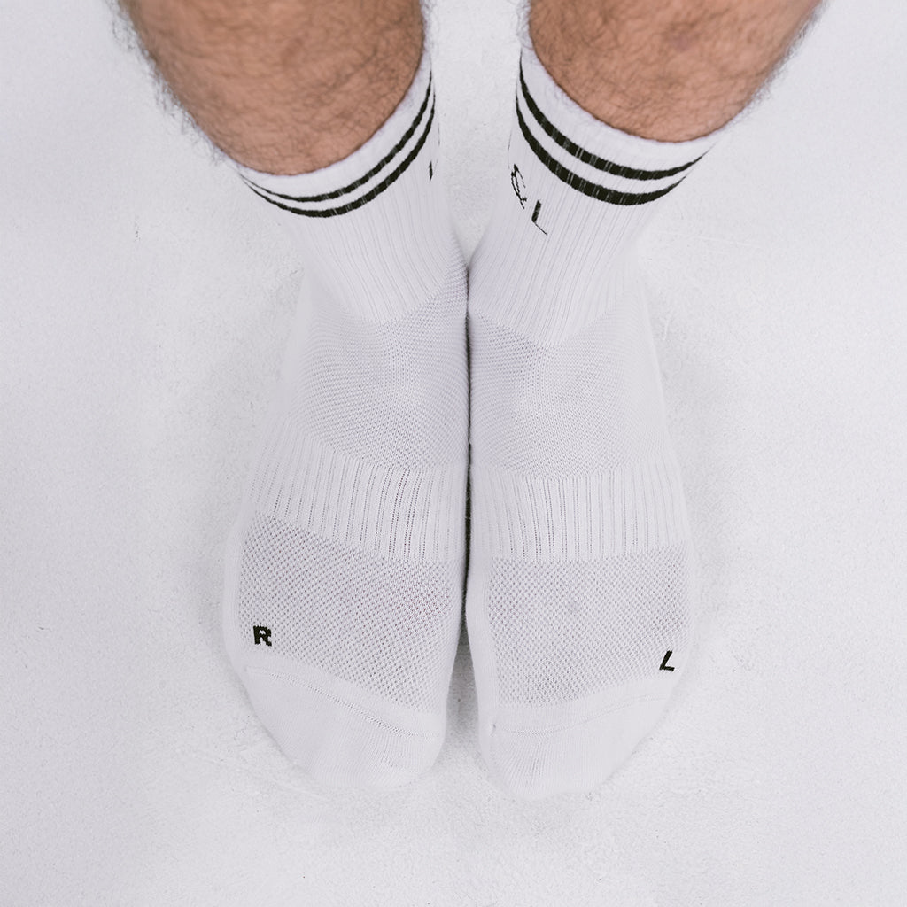 Lars&Leo Laufsocken Herren Weiß – Klassisch & Atmungsaktiv