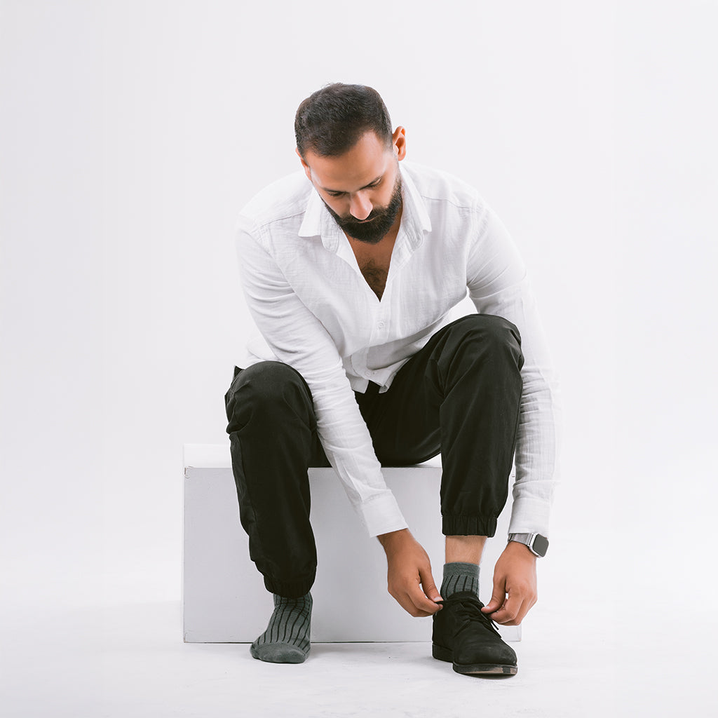 Lars&Leo Sneaker Slim Herren Grün – Natürlich & Lässig