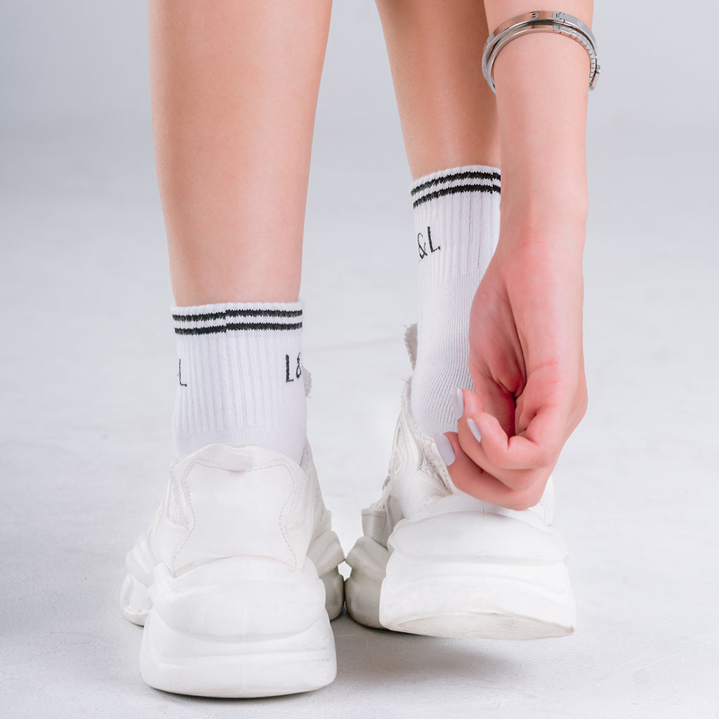 Lars&Leo Sneaker Retro Damen Schwarz-Weiß – Retro & Vielseitig