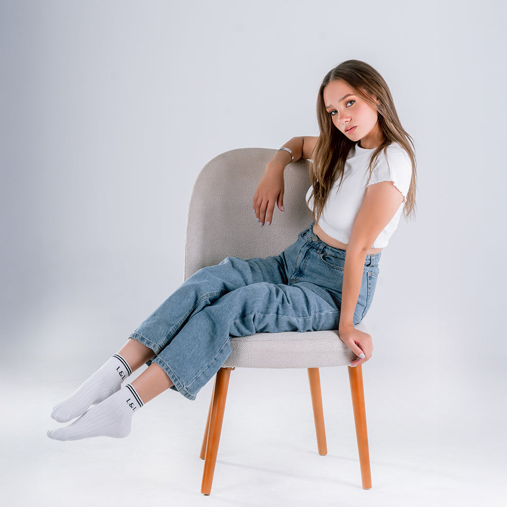 Lars&Leo Sneaker Retro Damen Schwarz-Weiß – Retro & Vielseitig