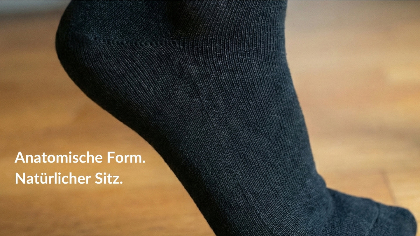 Anzugsocken Herren 6er Pack Schwarz - 5