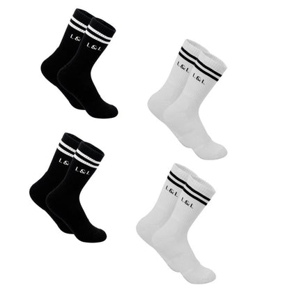 Lars&Leo Laufsocken Herren Schwarz-Weiß – Sportlicher Style