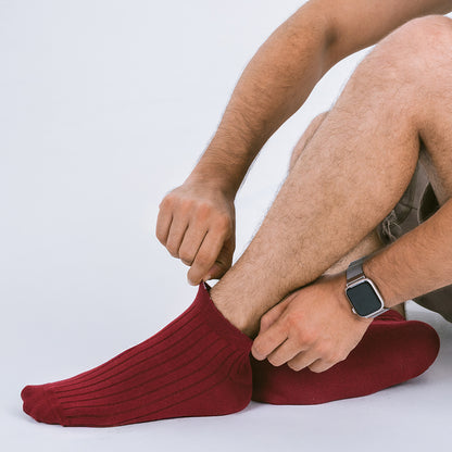 Lars&Leo Sneaker Slim Herren Rot – Markant & Sportlich