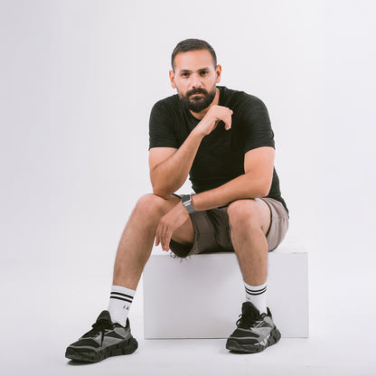 Lars&Leo Laufsocken Herren Weiß – Klassisch & Atmungsaktiv