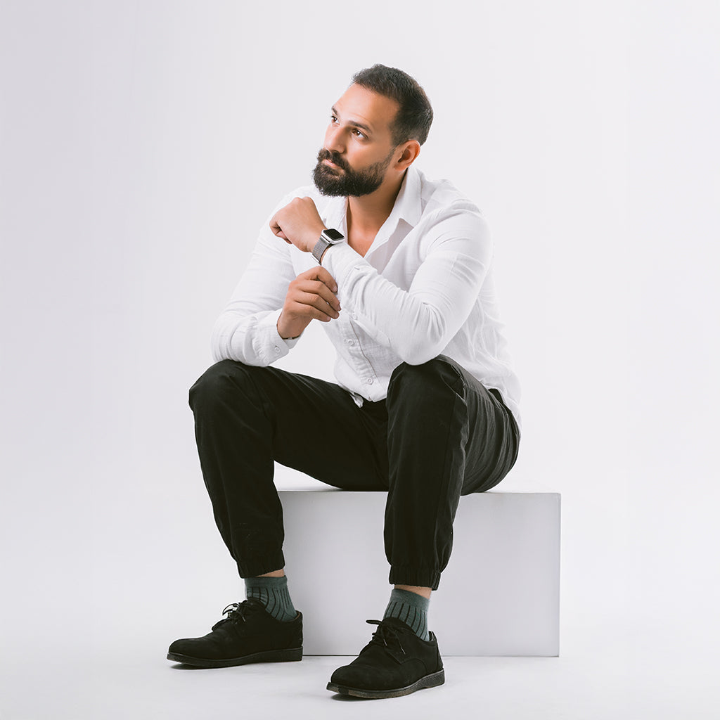 Lars&Leo Sneaker Slim Herren Grün – Natürlich & Lässig