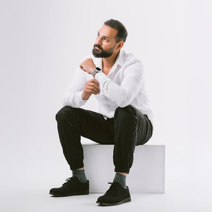 Lars&Leo Sneaker Slim Herren Grün – Natürlich & Lässig