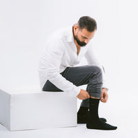 Anzugsocken Herren 6er Pack Schwarz