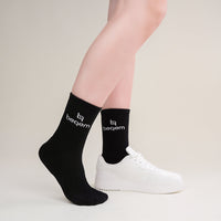 BSSET1SM0102001, BSSET1MM0102001, BSSET1LM0102001, Beqem Socken aus ägyptischer Baumwolle – schwarze, atmungsaktive & langlebige Bio-Baumwollsocken für höchsten Tragekomfort.